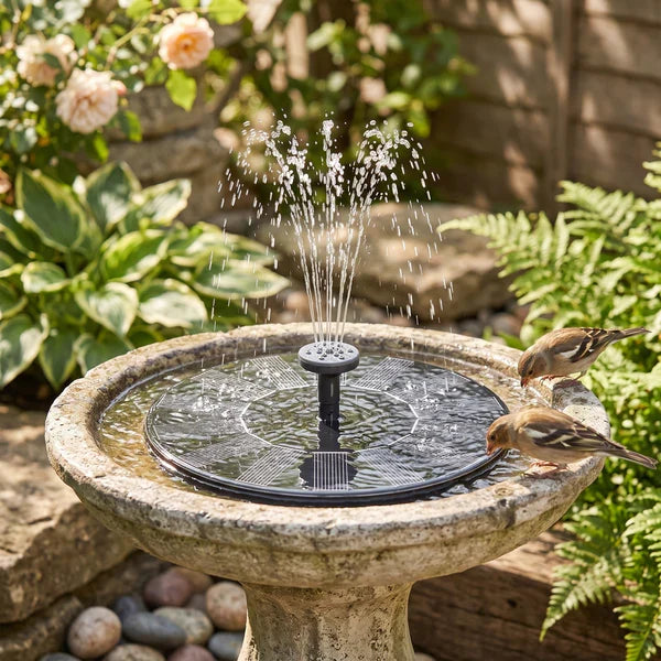 Solar Fountain Pump with Floating Design and Interchangeable Spray Heads