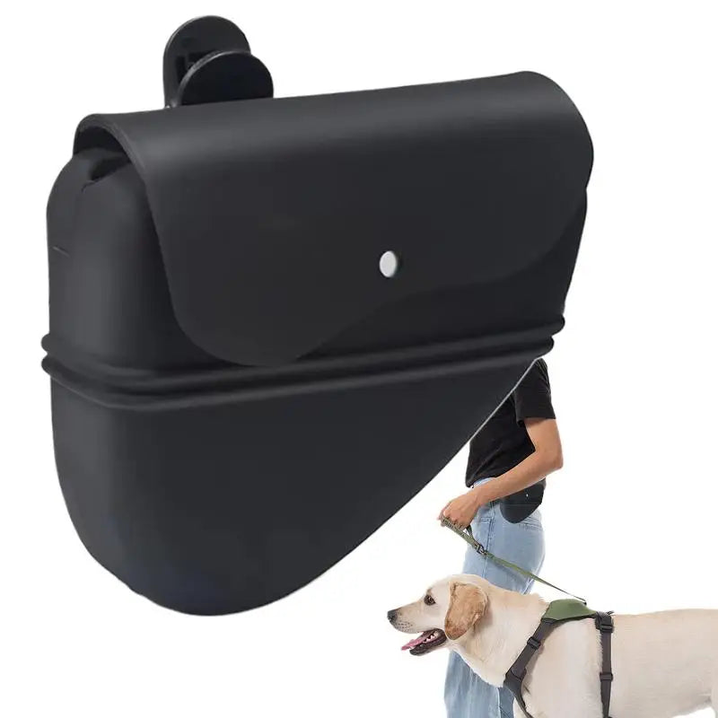 Silicone Dog Treat Pouch Training Bag with Waist Clip