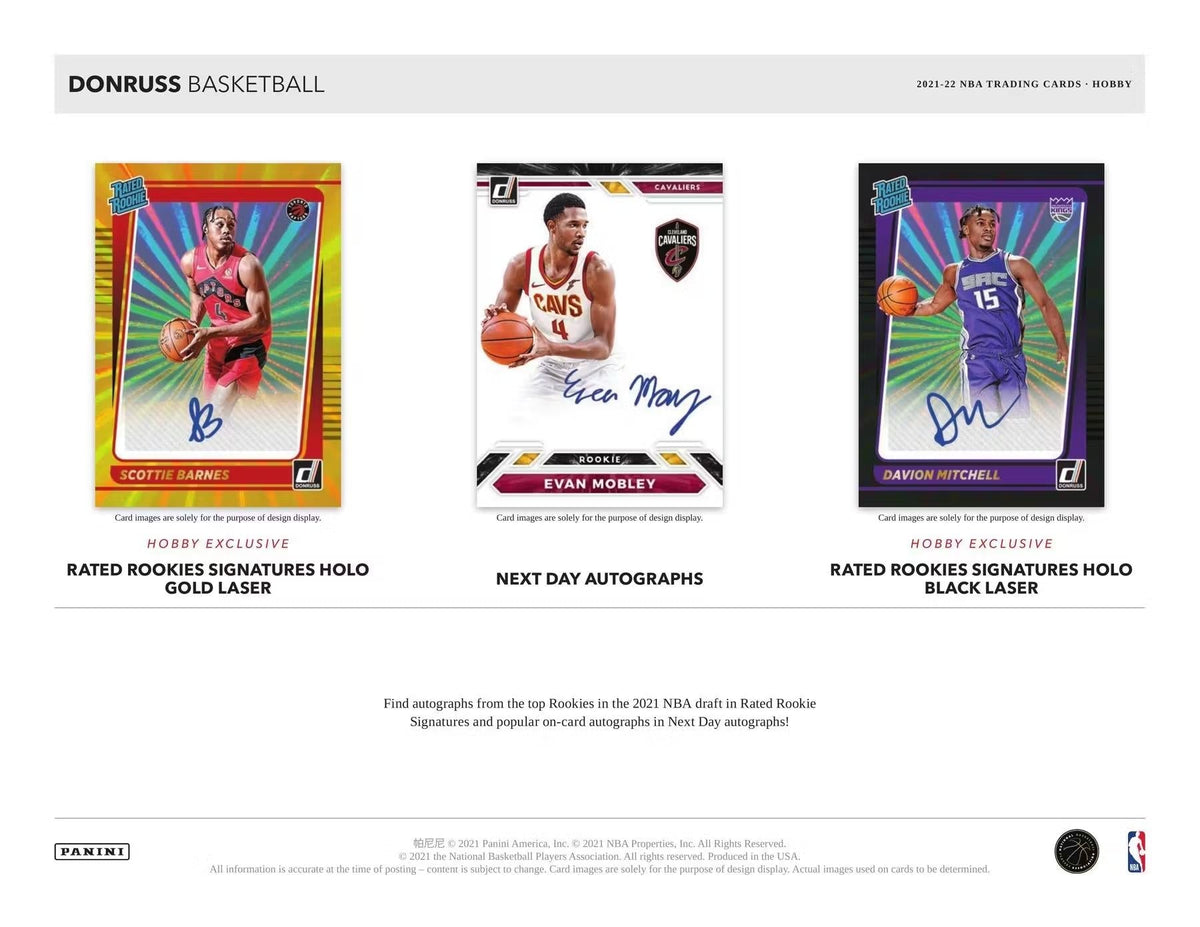 2021-22 Panini Donruss Basketball Hobby Box