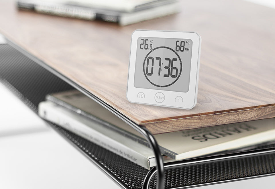 Waterproof Shower Clock with Timer