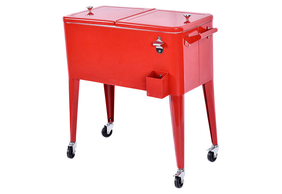 Retro Patio Cooler Cart