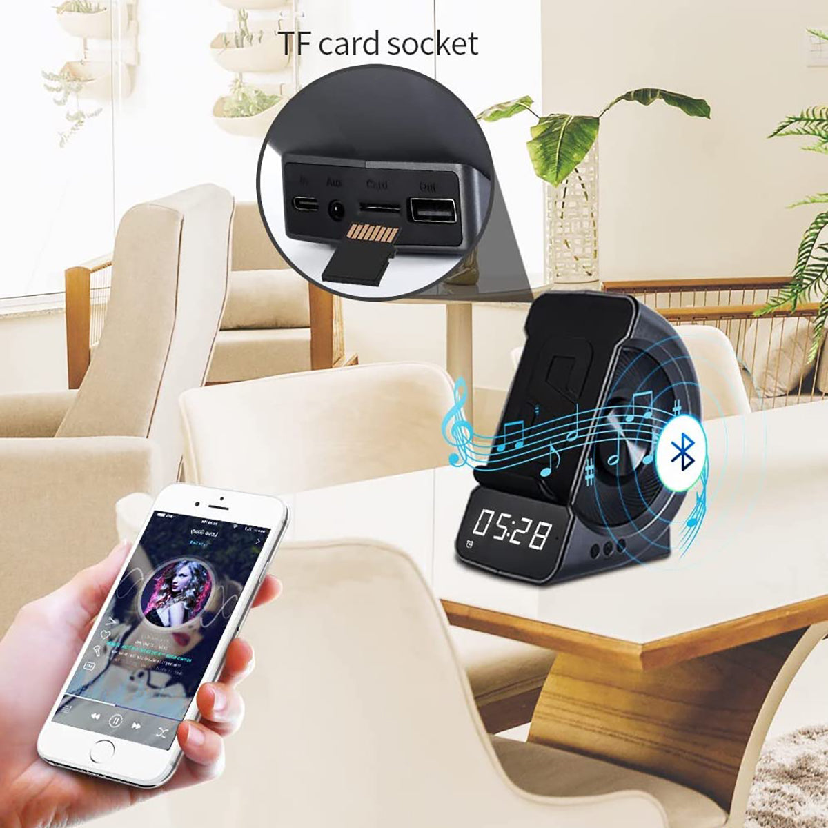 Wireless Charging Stand and Speaker