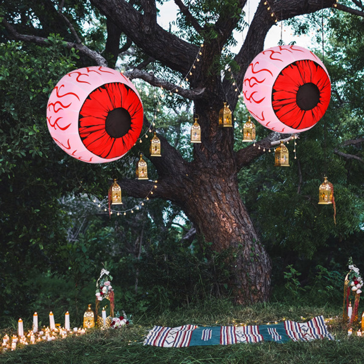 3-Ft. Inflatable Halloween Eyeballs (Set of 2)