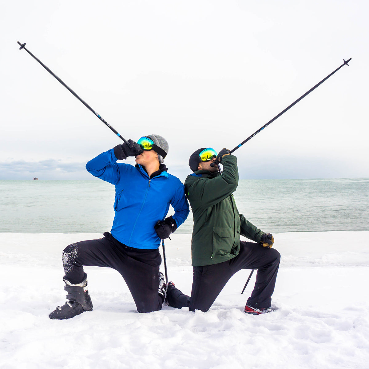 Skiing and Hiking Beverage Dispensers (Set of 2)