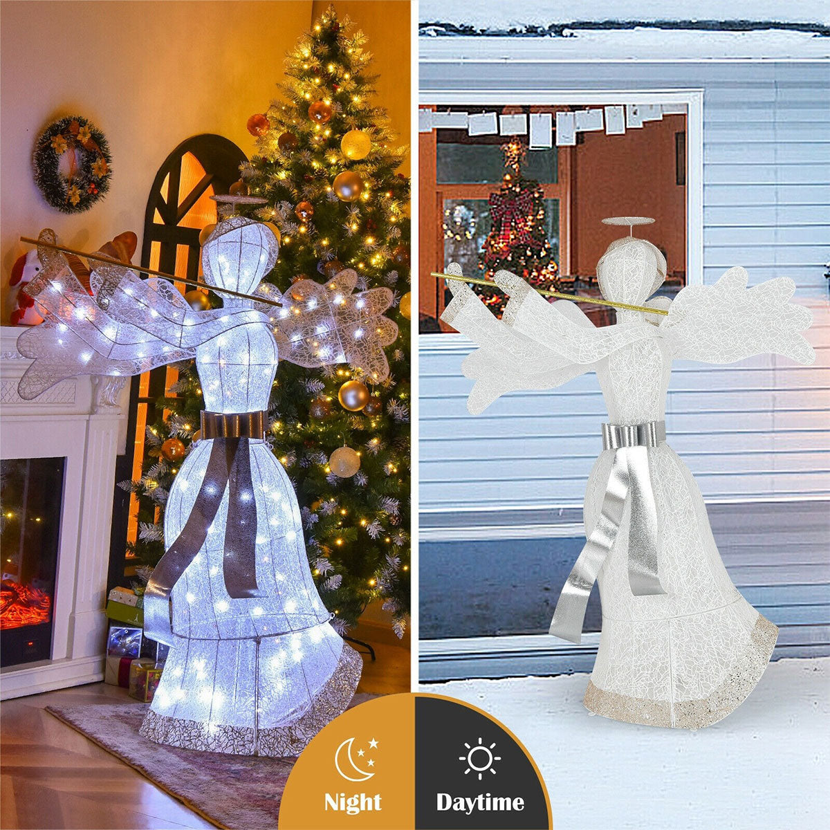 5-Ft. Prelit Lawn Angel