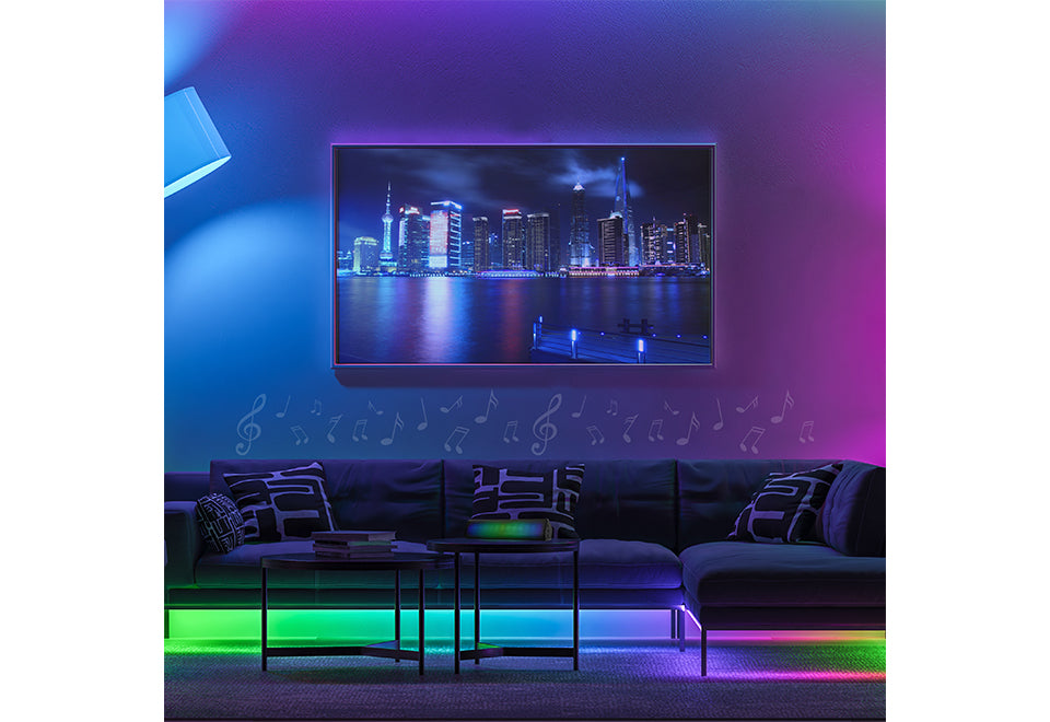 16.4' Sound Reactive LED Light Strip