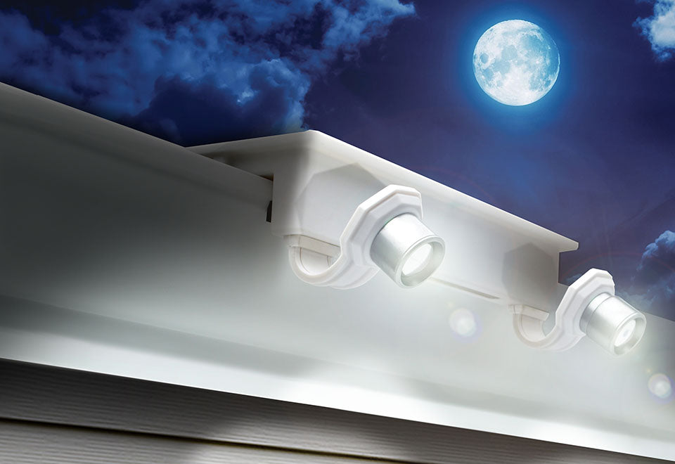 Solar Powered Security Spotlight