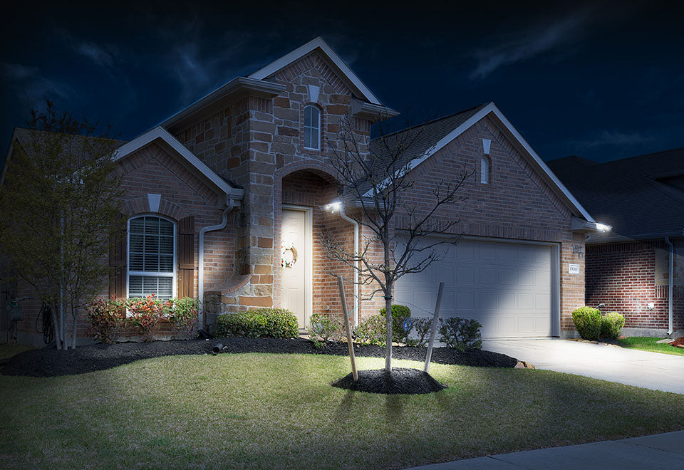 Solar Powered Security Spotlight