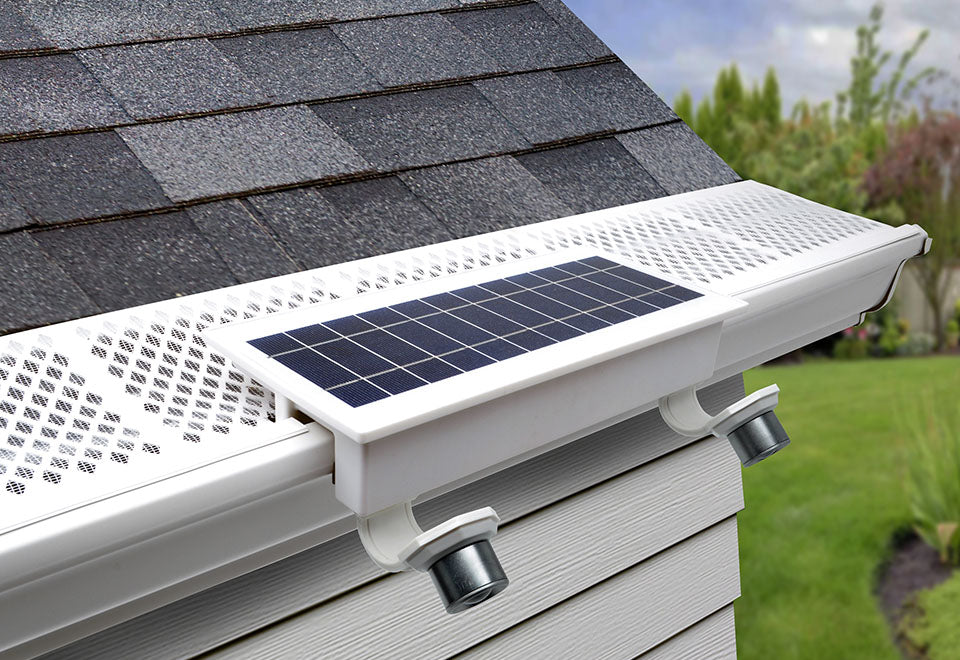 Solar Powered Security Spotlight