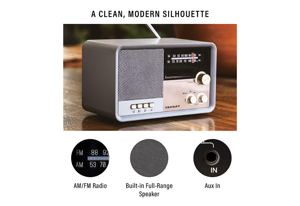 Vintage AM/FM Bluetooth Radio