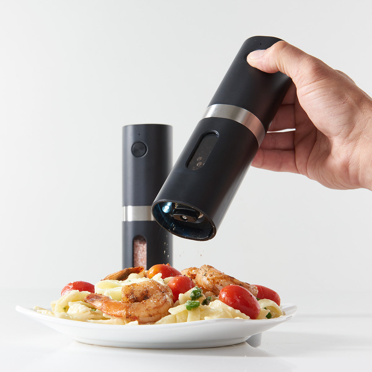 Rechargeable Salt and Pepper Mill Set