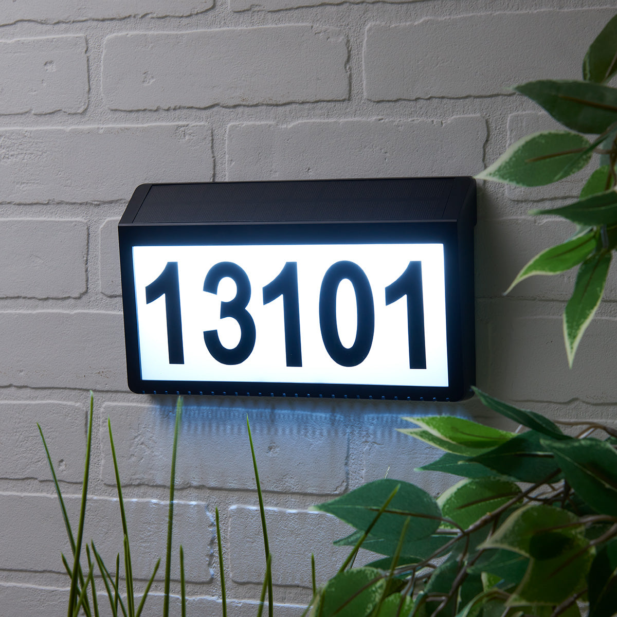 Solar Powered Address Sign