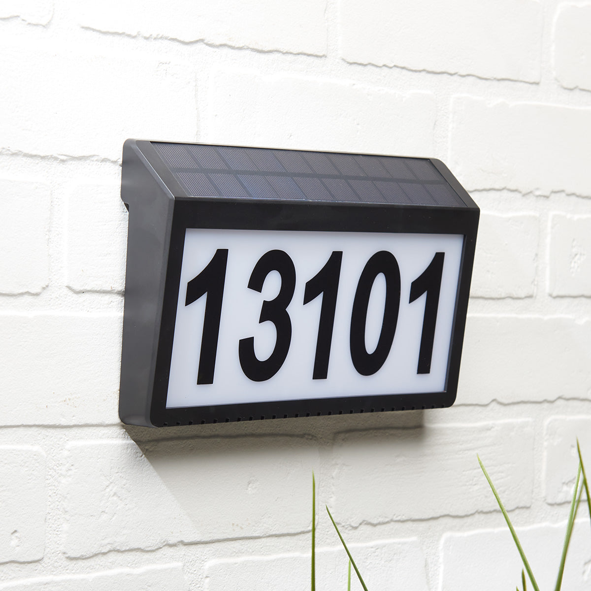 Solar Powered Address Sign