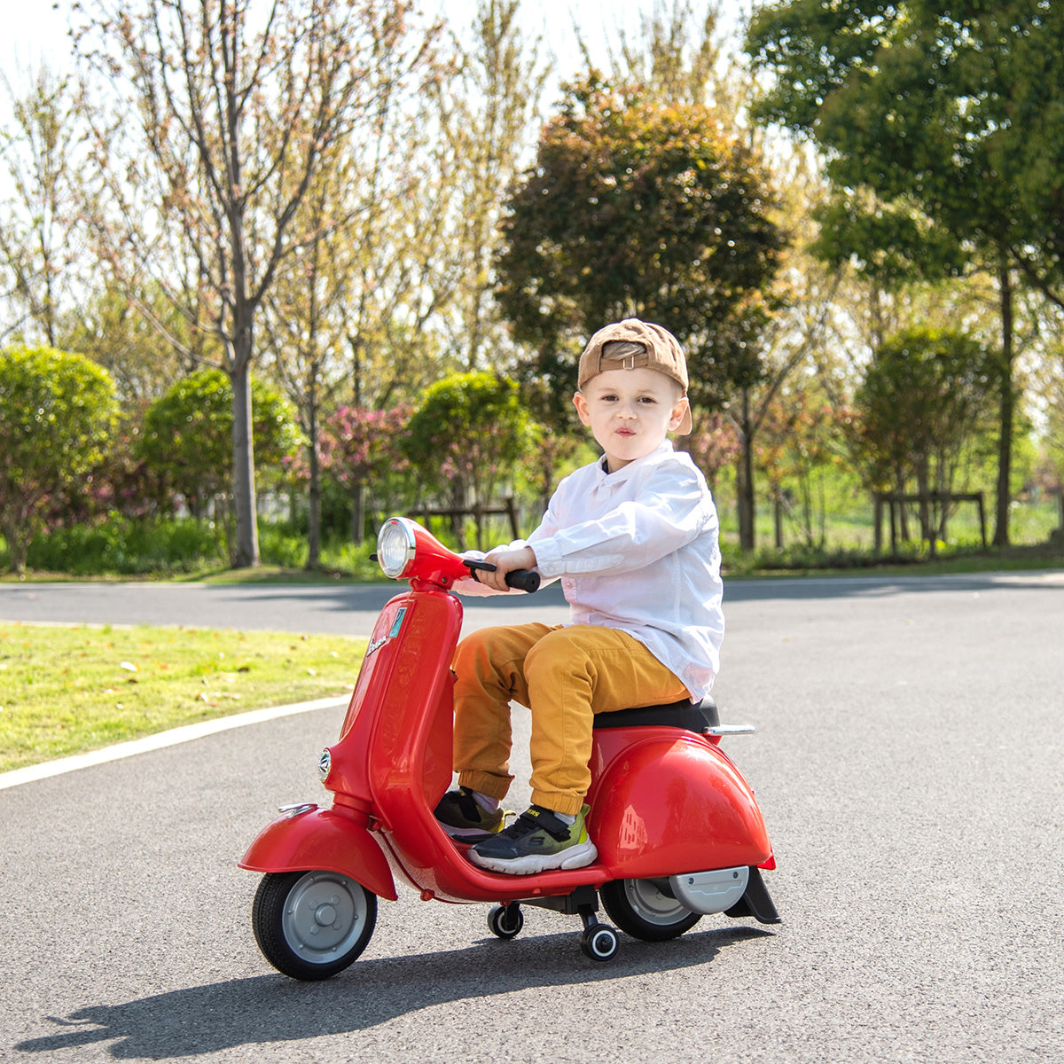 12V E-Vespa Ride-On Scooter