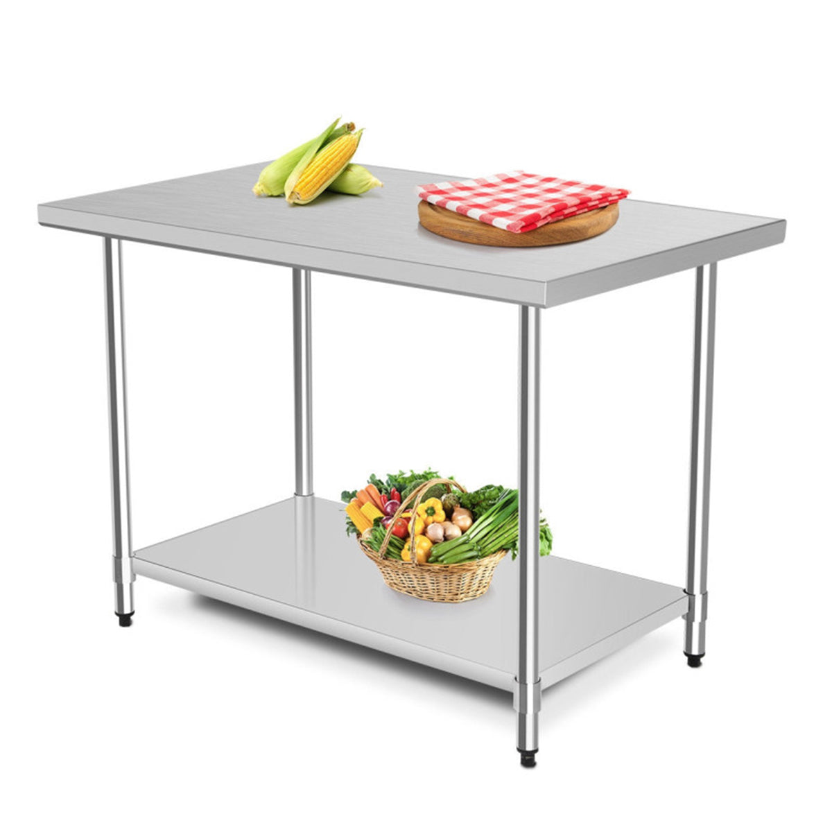 Stainless Steel Commercial Kitchen Worktable