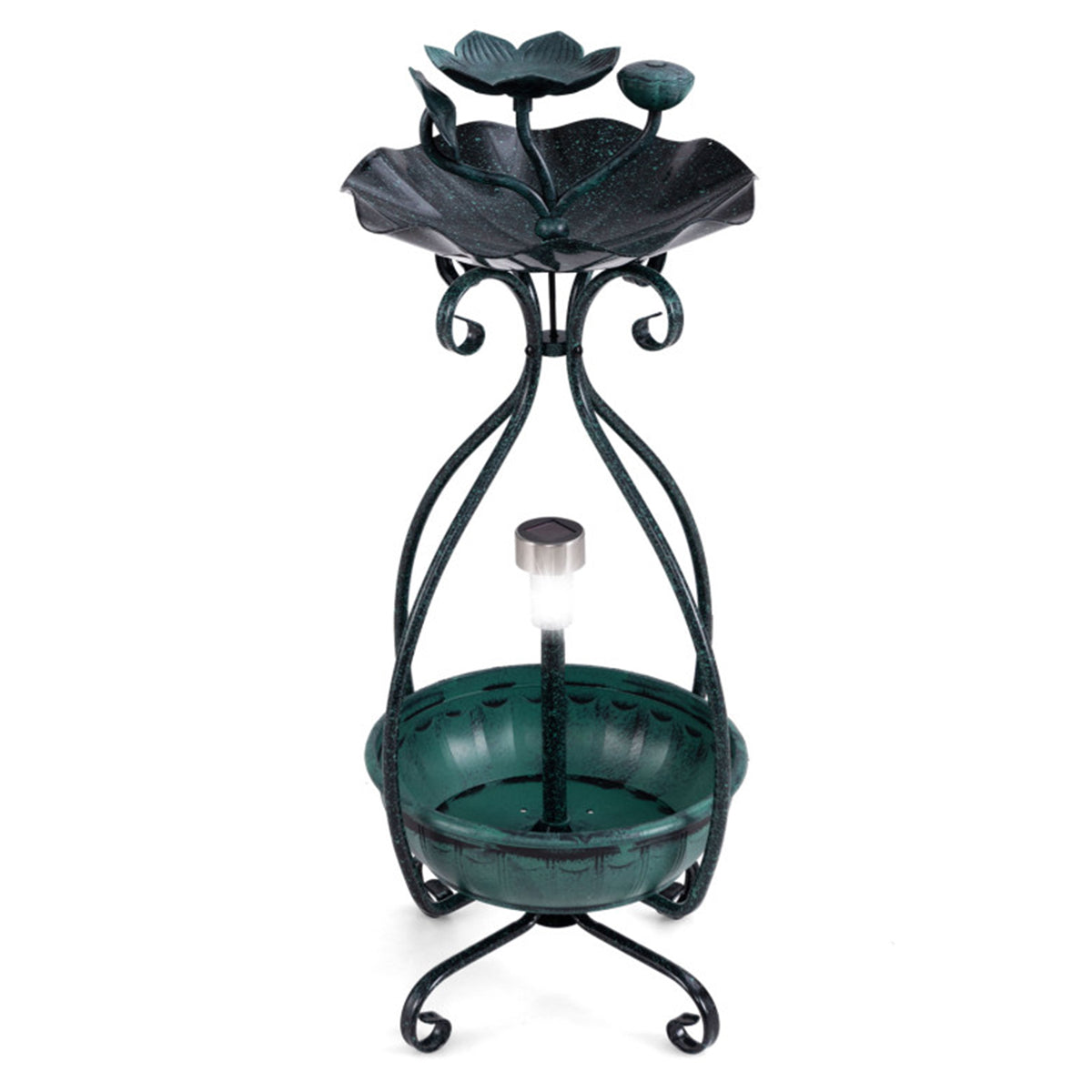 Solar Bird Bath Feeder and Planter