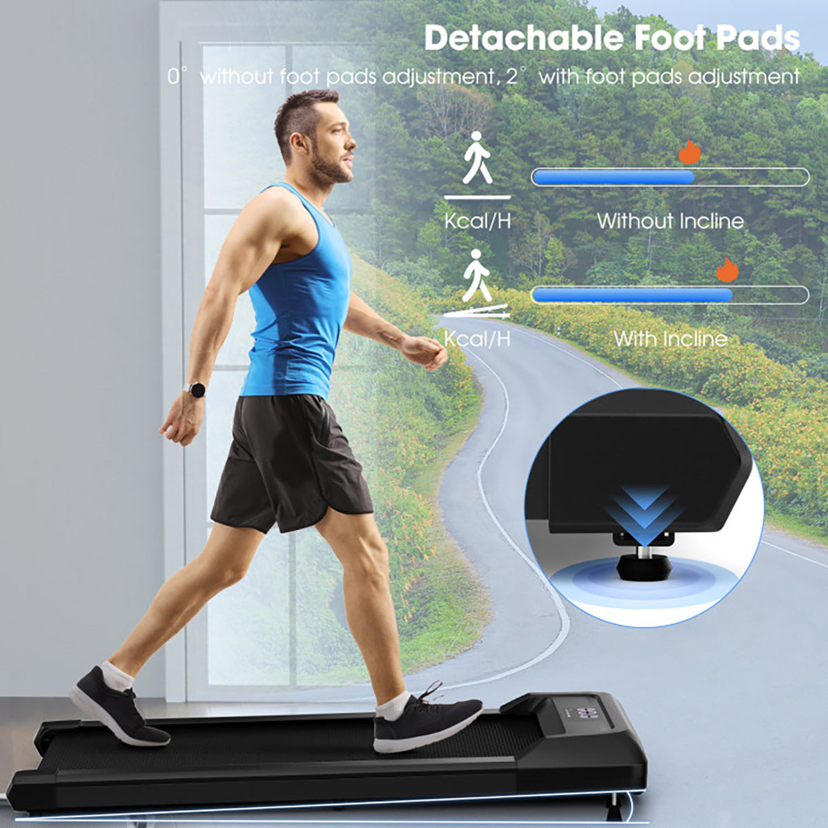 Walking Pad Under Desk Treadmill