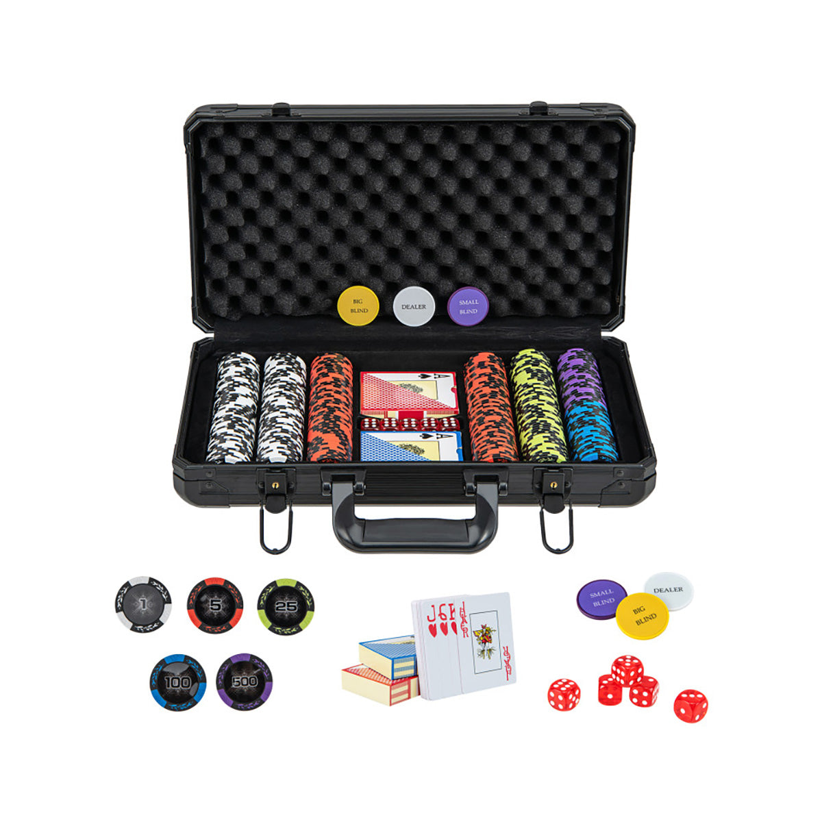 Texas Hold'em Poker Chip Set