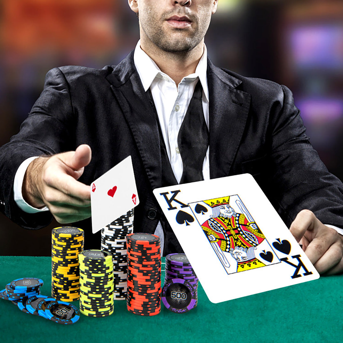 Texas Hold'em Poker Chip Set