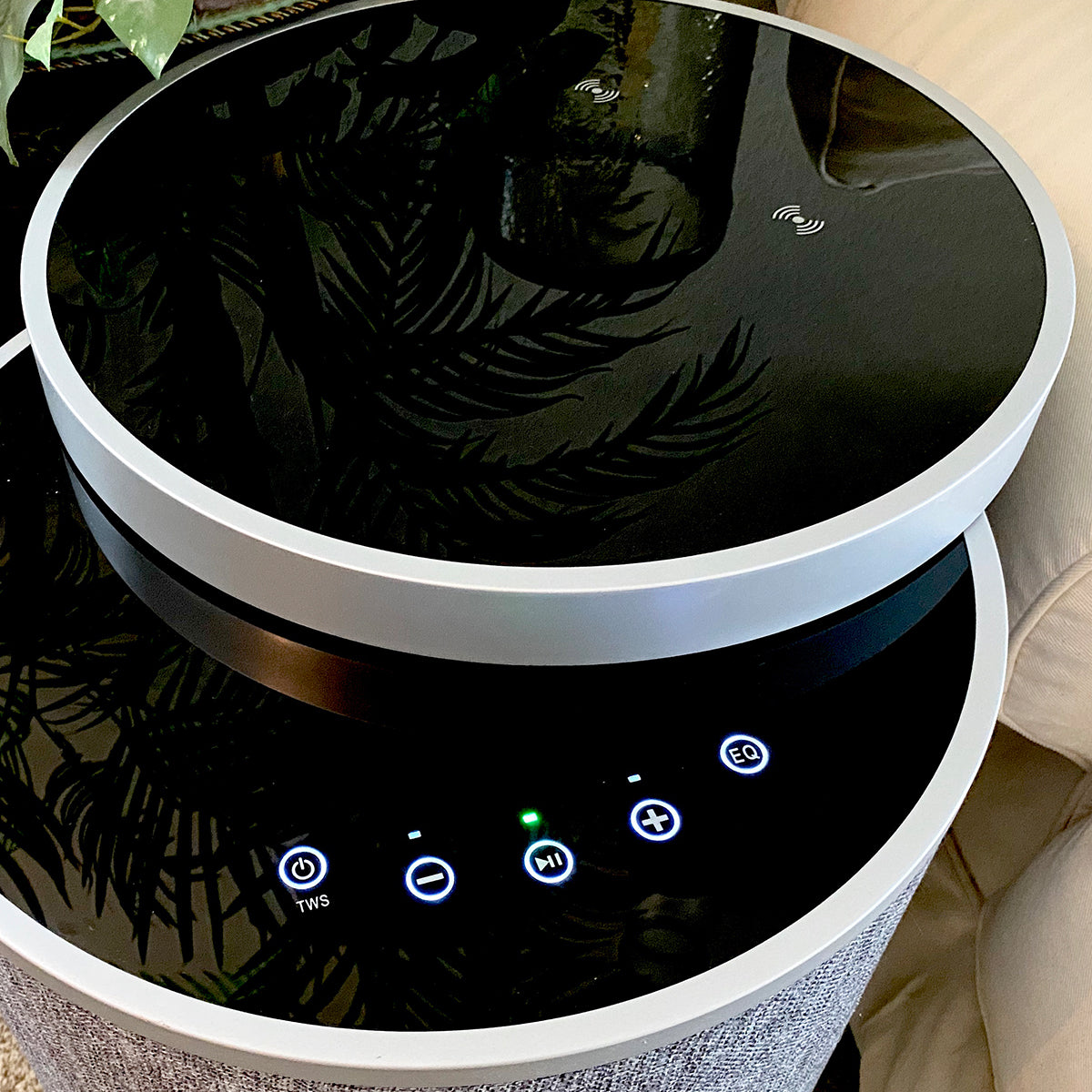 Swivel Top Bluetooth Speaker Side Table