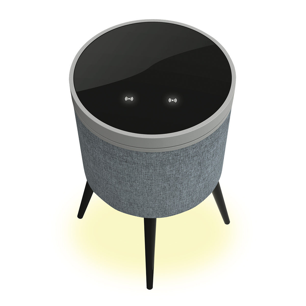 Swivel Top Bluetooth Speaker Side Table with Mood Lighting