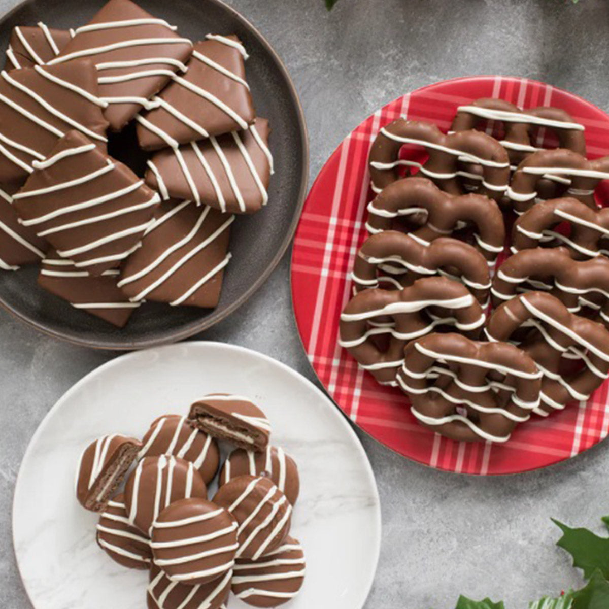 Sugar Plum Holiday Cheer Chocolate Treat Trio