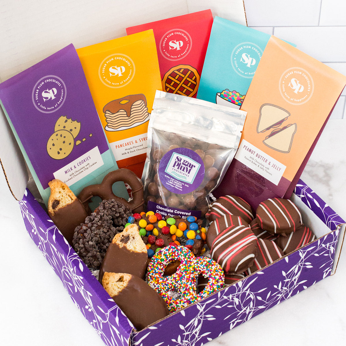 Sugar Plum Nostalgic Chocolate Bar Gift Box