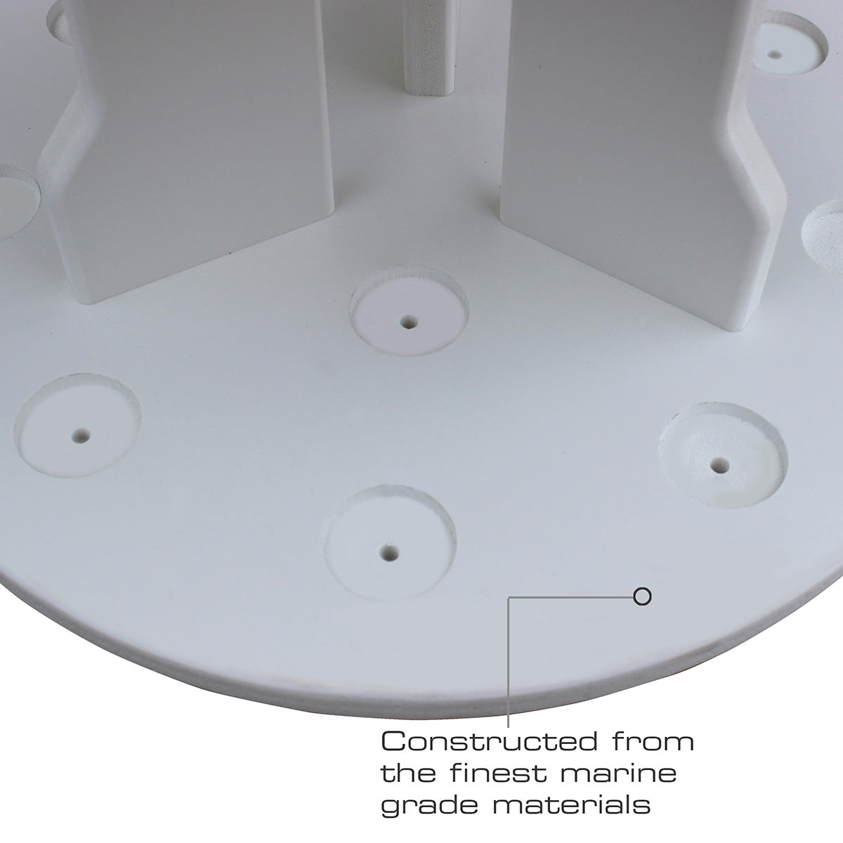 Round Spinning 12 Fishing Rod Rack