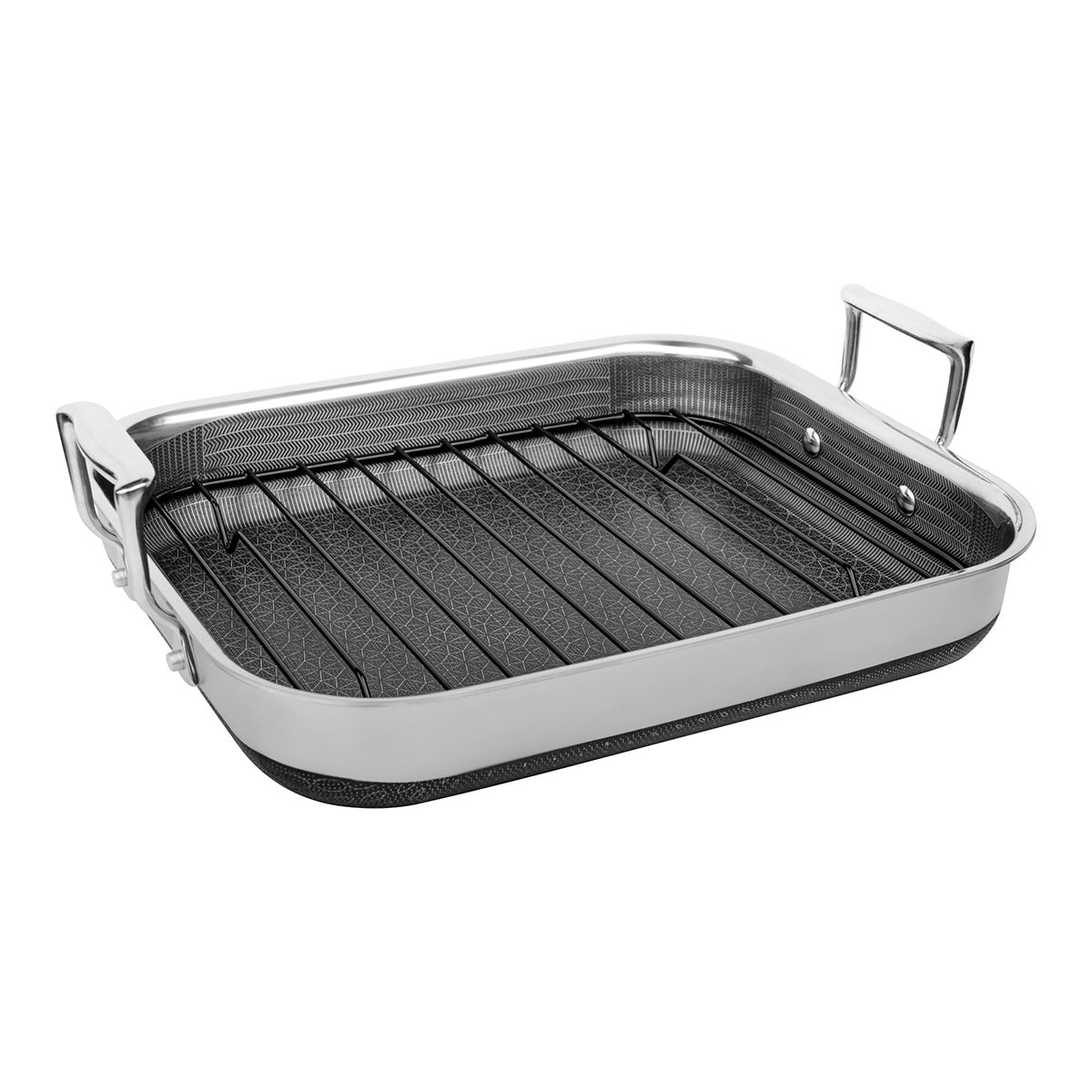 14'' Hybrid Nonstick Roasting Pan with Rack