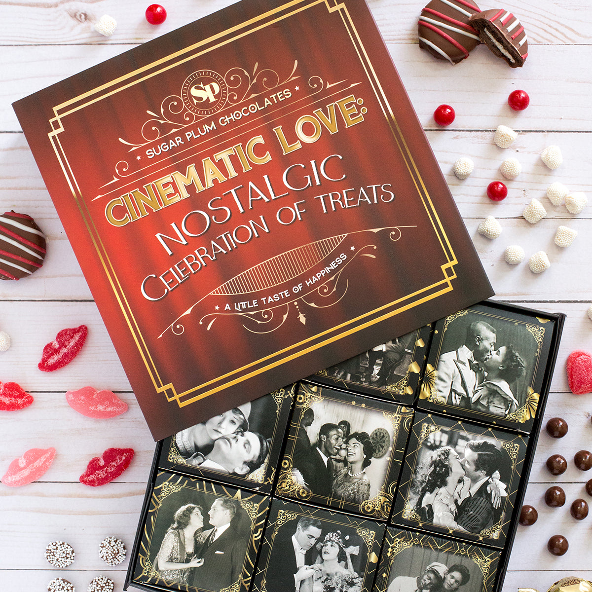 Sugar Plum Cinematic Love: Nostalgic Celebration of Treats
