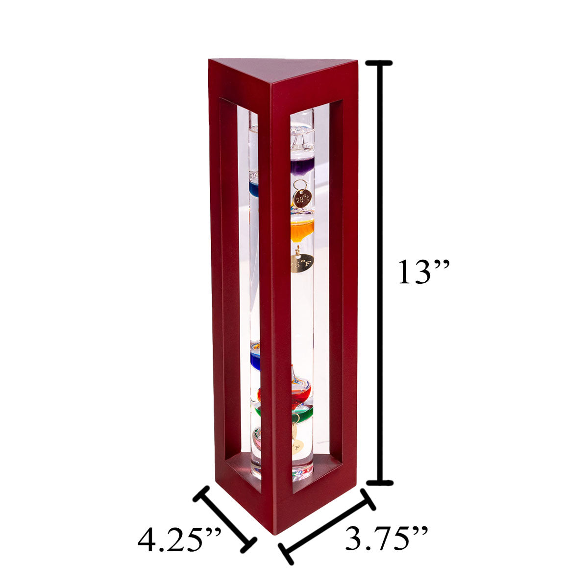 13'' Galileo Thermometer with Weights