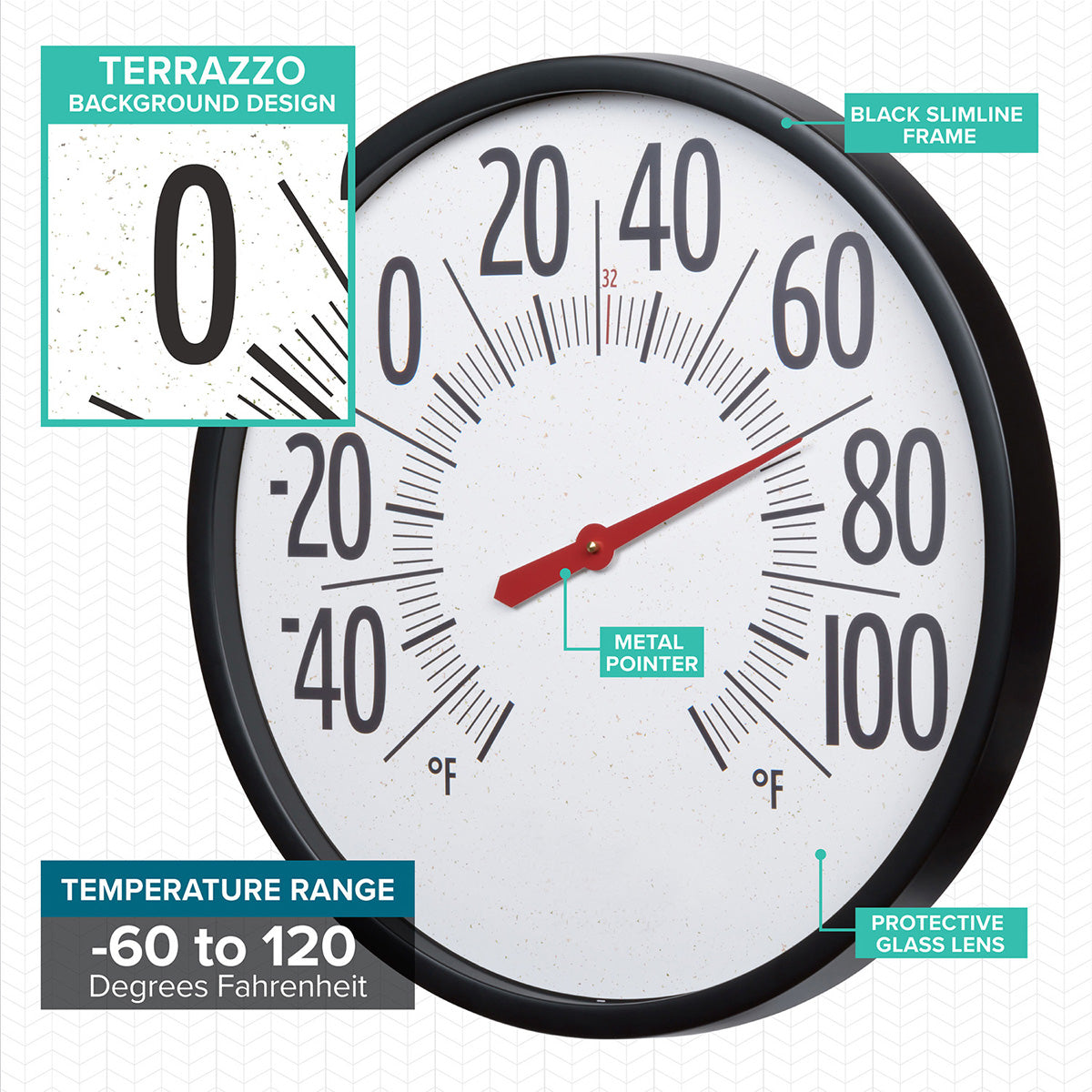 22'' Oversized Dial Thermometer