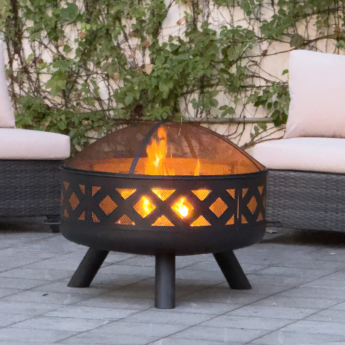 Triple Function Outdoor Fire Pit