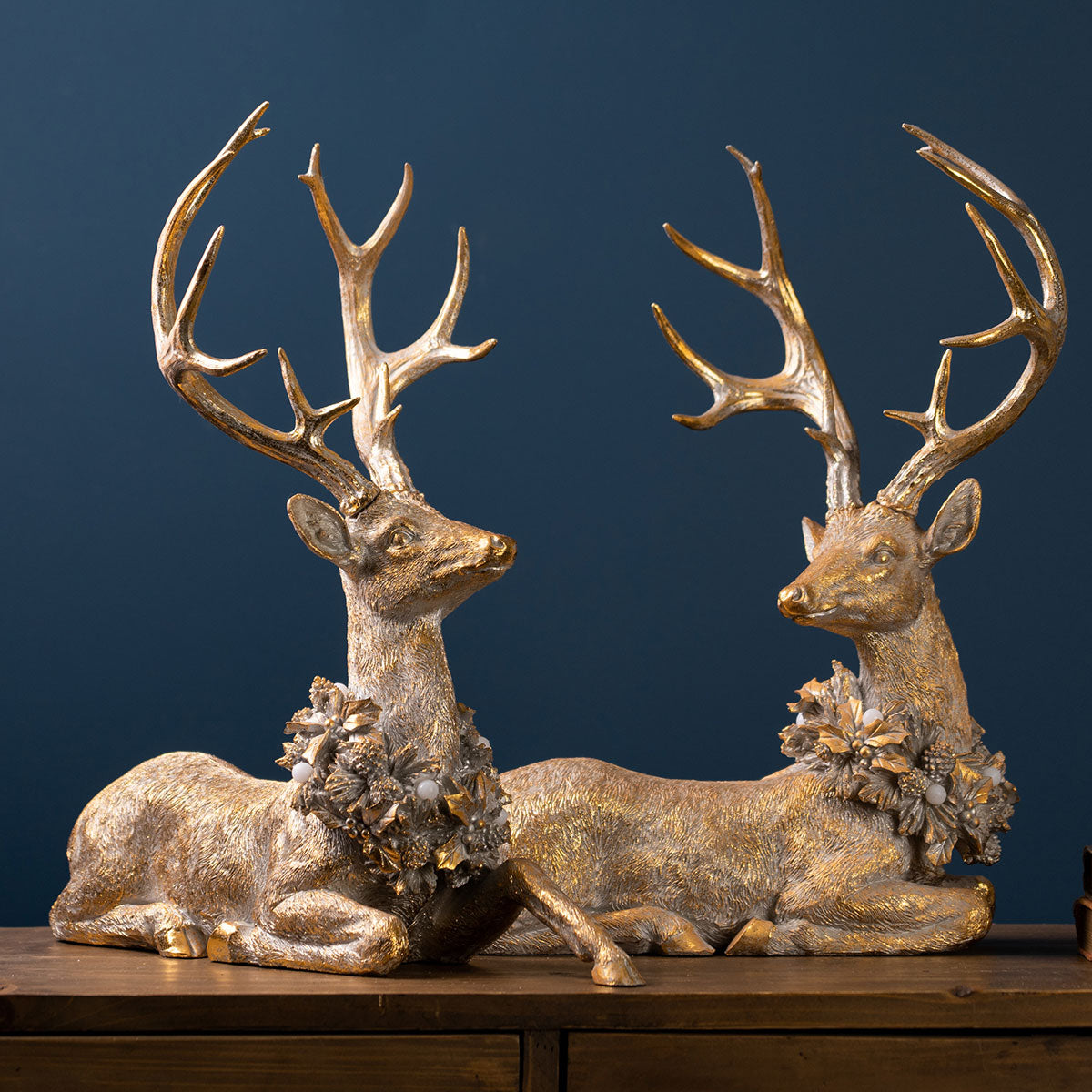 21'' LED Holiday Deer Decor (Set of 2)