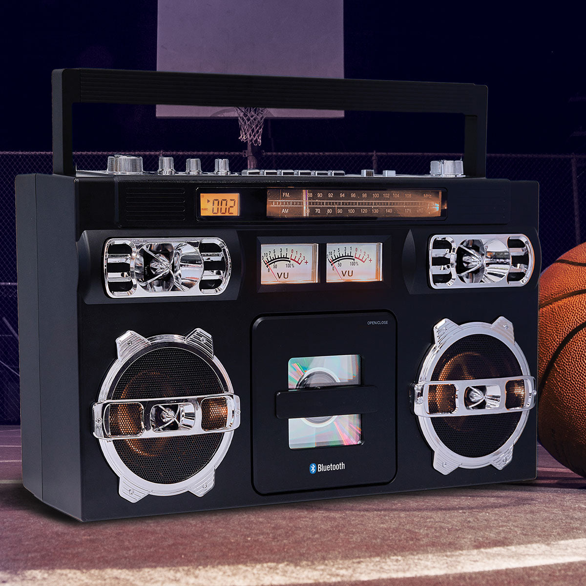 Retro Portable CD Boombox