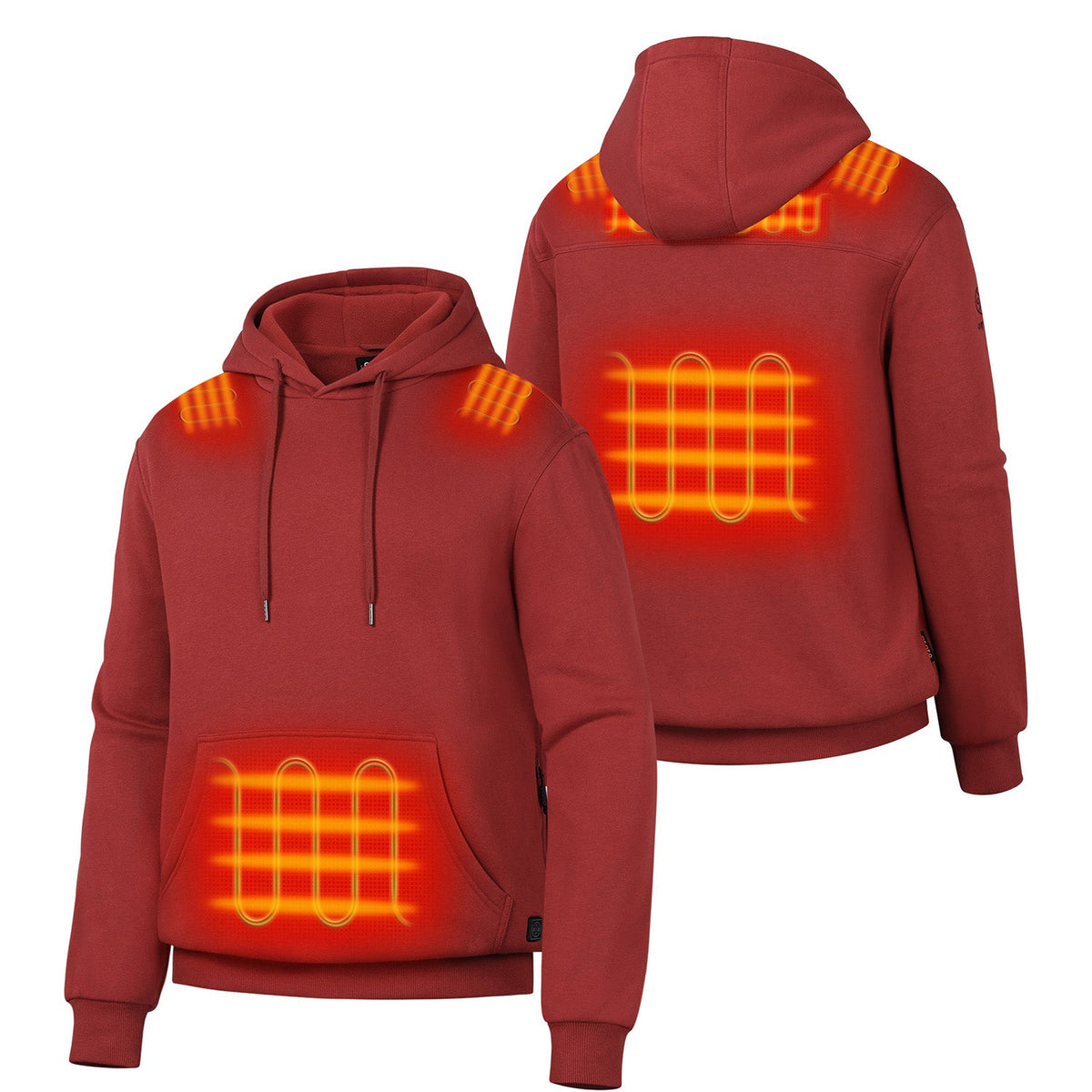 Unisex Heated Pullover Hoodie