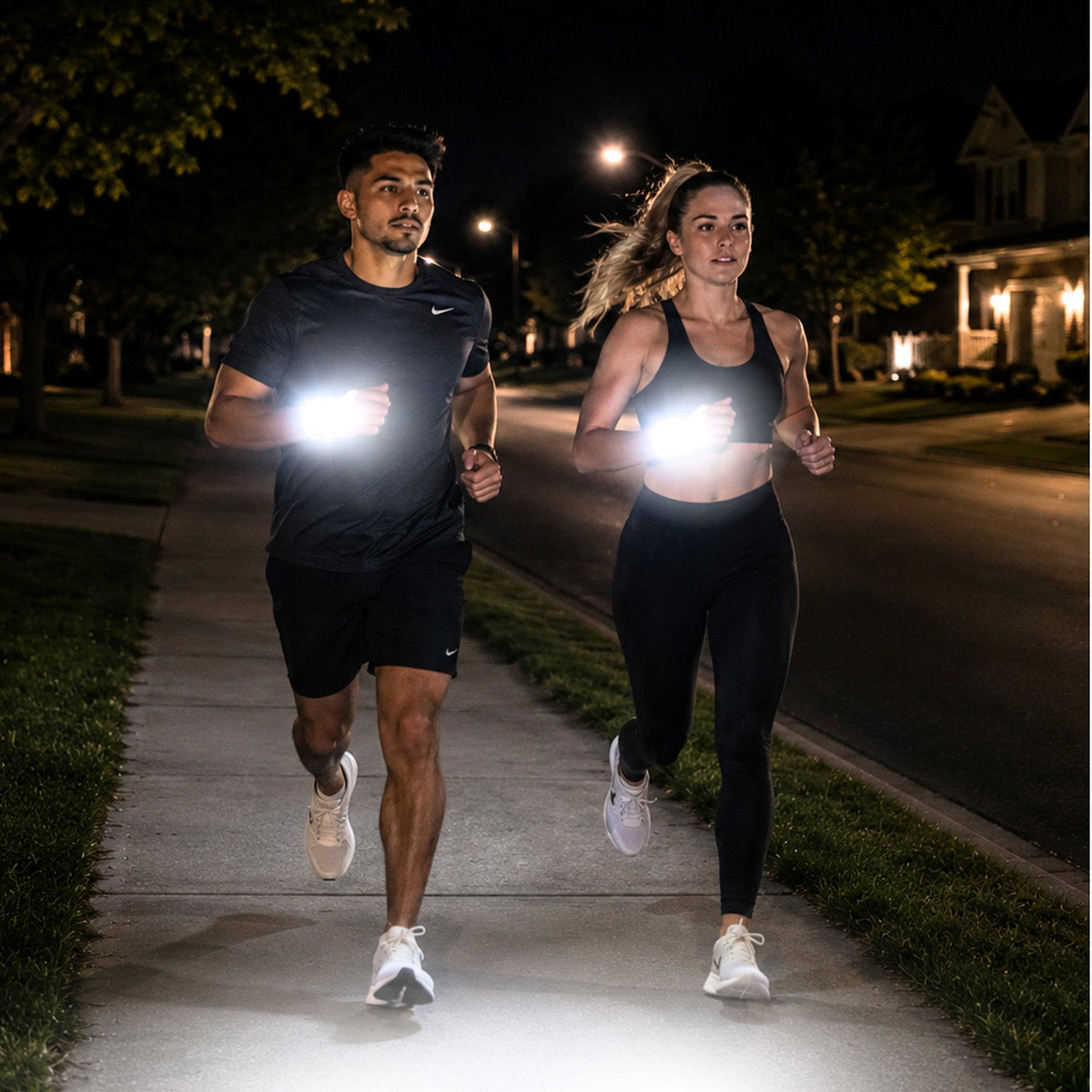 360° Hands-Free Dual Light Wrist Flashlight