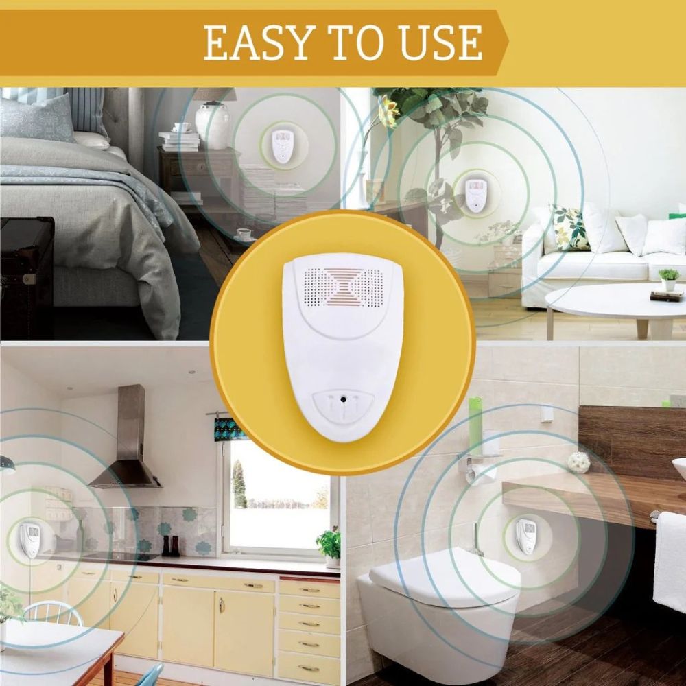 Ultrasonic Mice Repellent - Get Rid Of Mice In 48 Hours Or It's Free