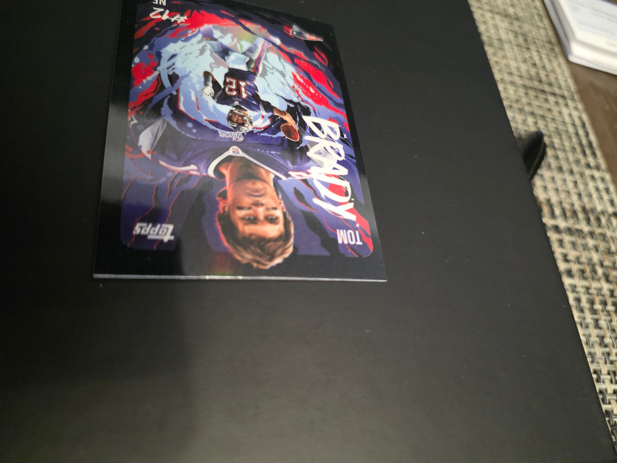 2025 Topps Chrome Football Tom Brady UV-6 Ultra Violet SSP CASE HIT RARE