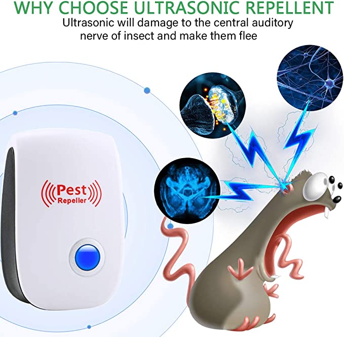 Ultrasonic Rat Repeller - Get Rid Of Rats In 48 Hours Or It's Free
