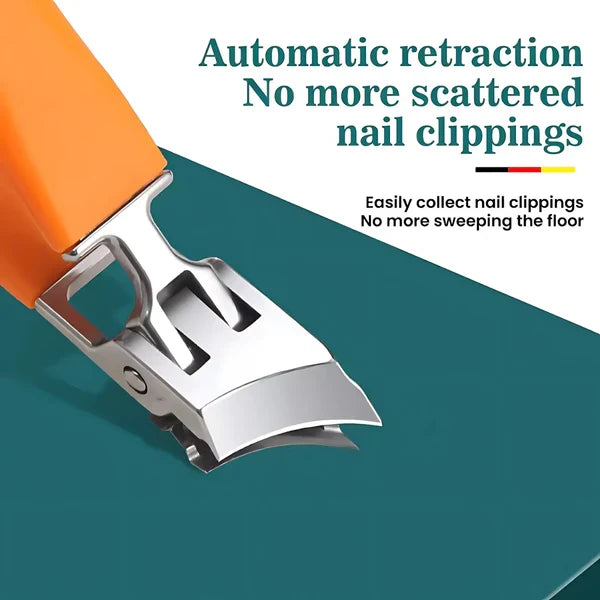 Wide Jaw Nail Clipper with Anti-Splash Design