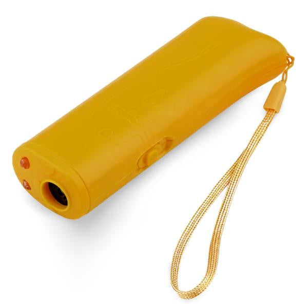 Ultrasonic Dog Training Device with LED Flashlight and Handheld Design