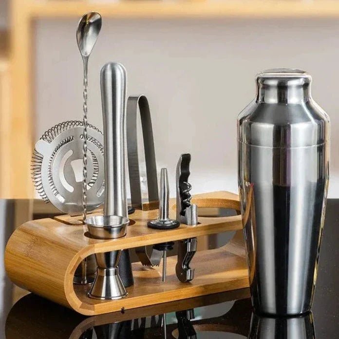 10 piece cocktail set for elegant home bartending