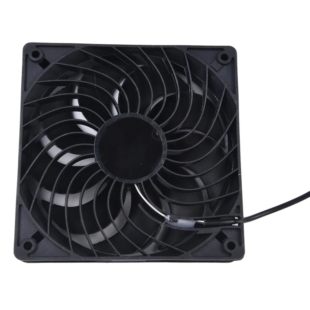 Solar-Powered Dual Exhaust Fans with 10W Panel and Metal Weather Cover