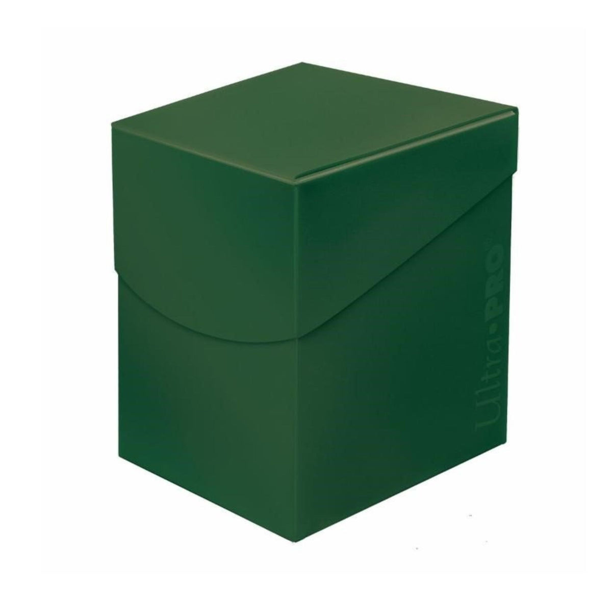 Ultra Pro PRO 100+ Eclipse Deck Box – Forest Green | Holds Up to 110 Sleeved Cards | Self-Locking Lid with Thumb Notch | Durable Card Storage for Trading Card Games