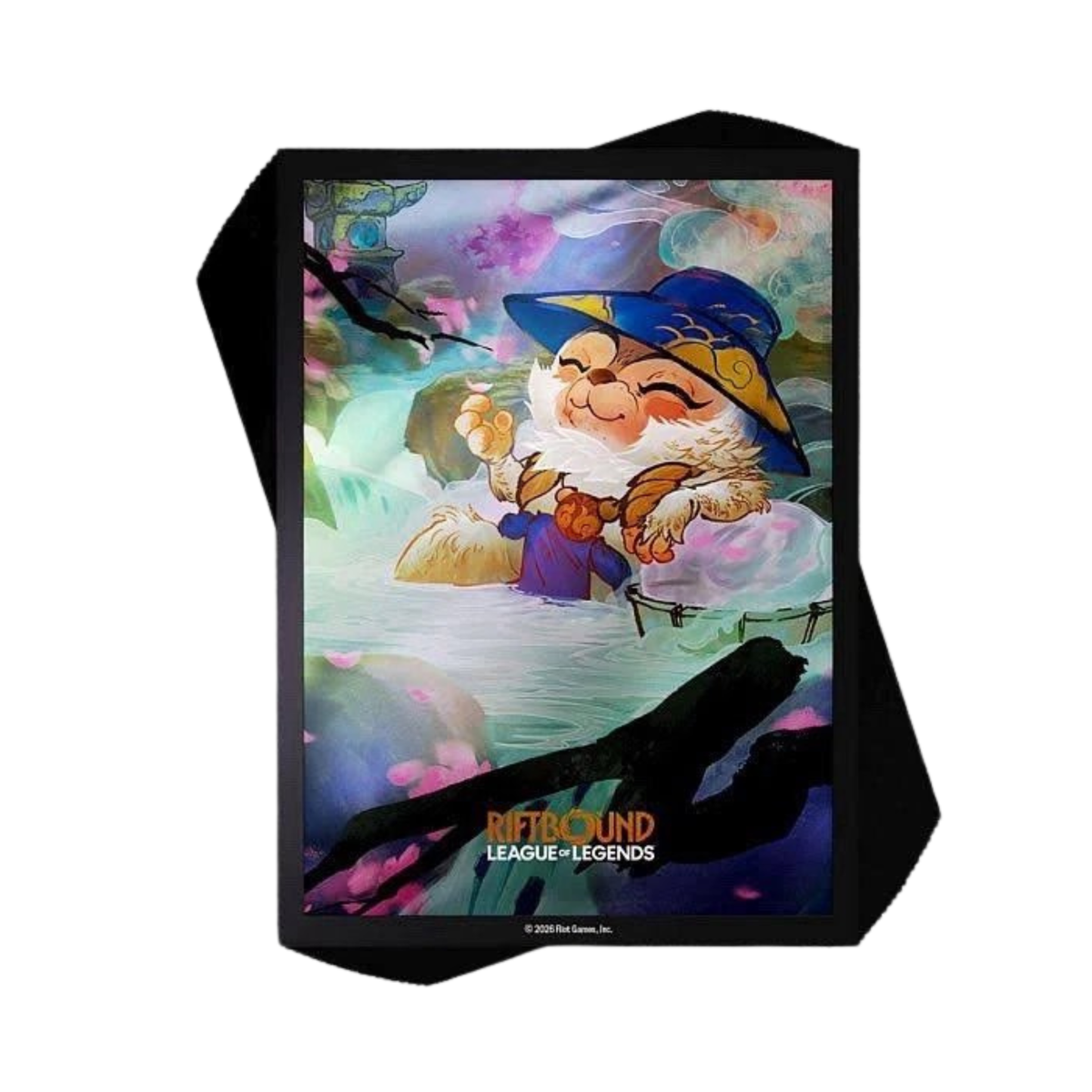 Riftbound LOL TCG SpiritForged Teemo Card Sleeves - 100 Count Standard Size Deck Protector for Trading Cards, TCG, Collectible Card Games & Card Deck Protection