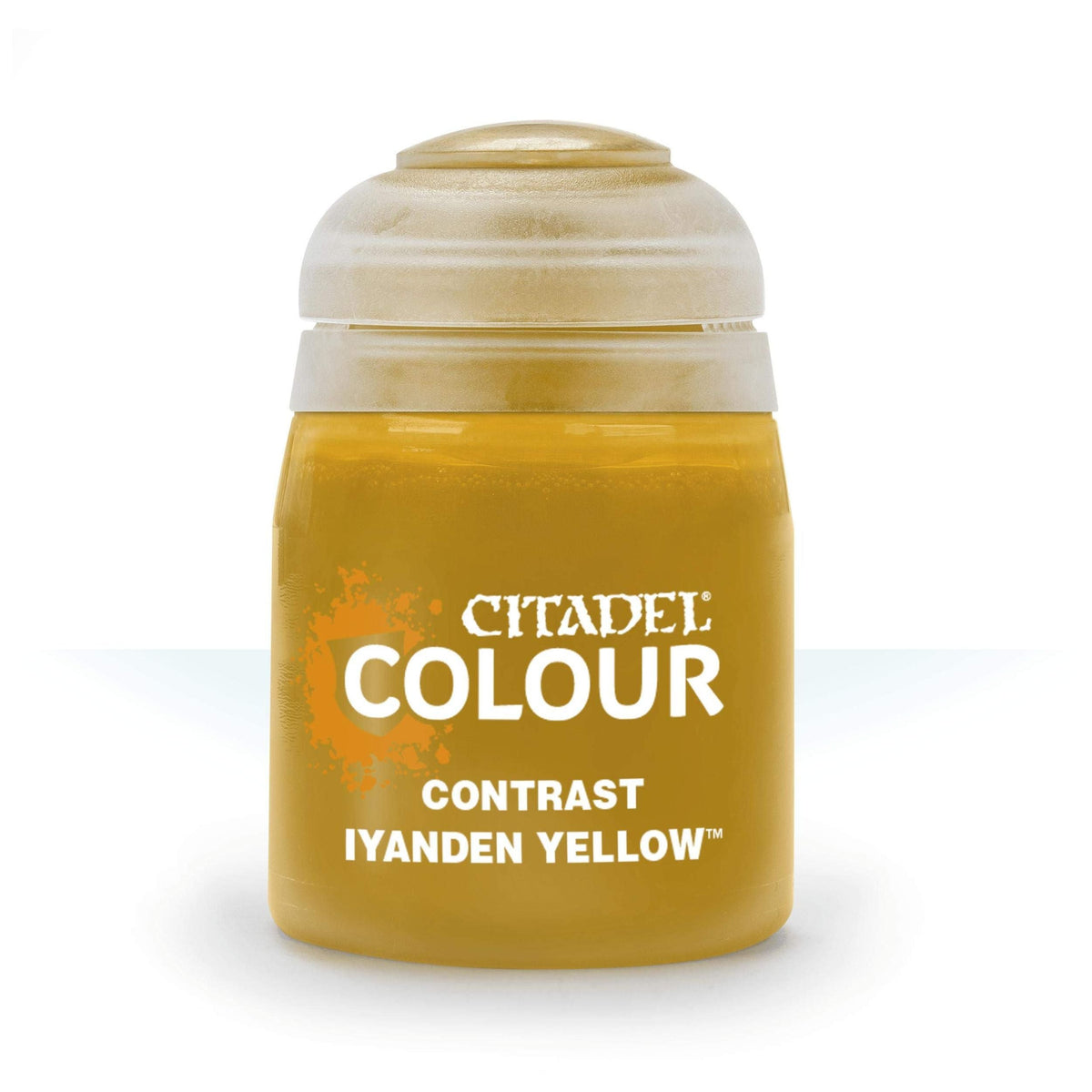 Warhammer Iyanden Yellow 18ml Paint for Miniatures Tabletop Models and Hobby Projects