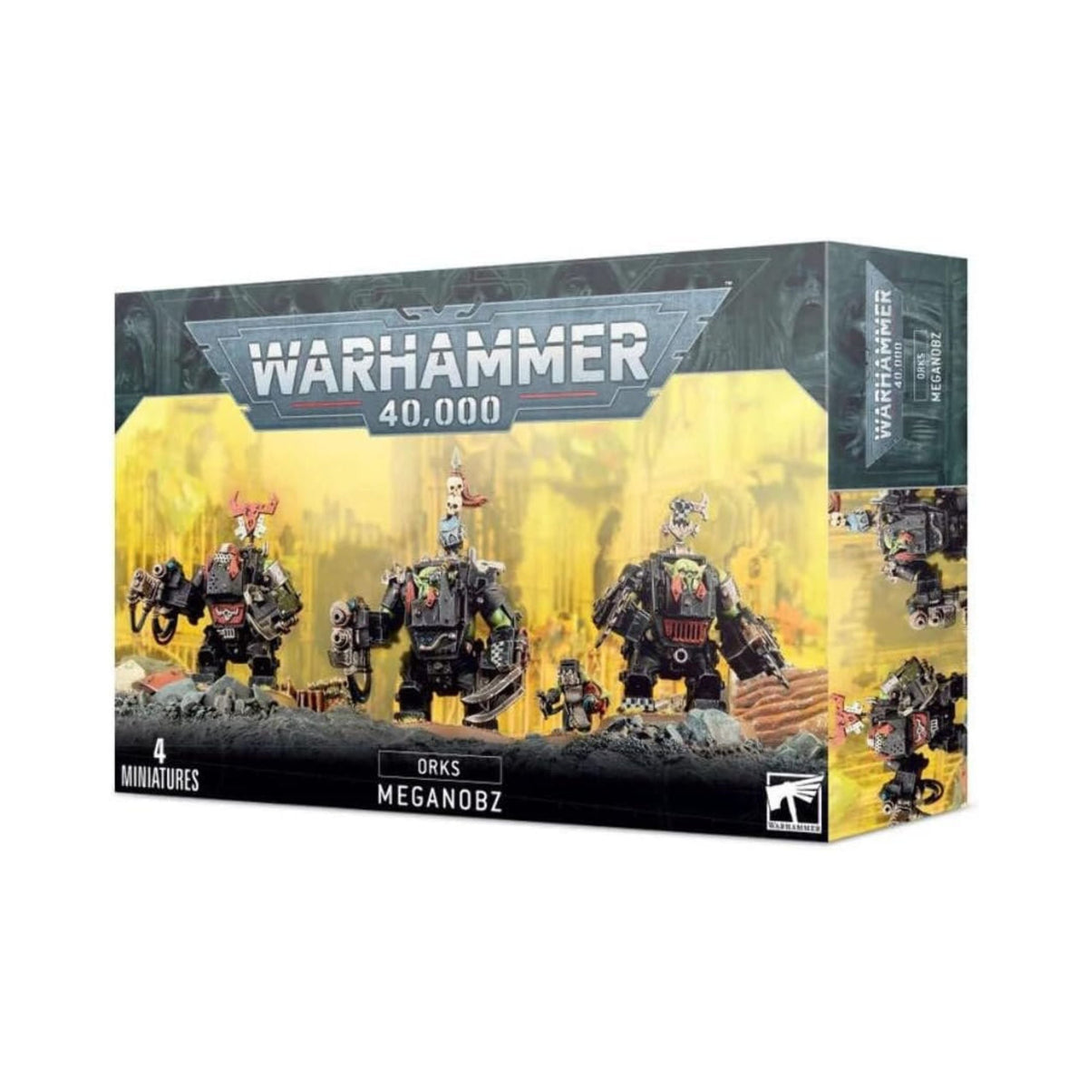 Warhammer 40,000 Orks Meganobz - 4 Miniatures