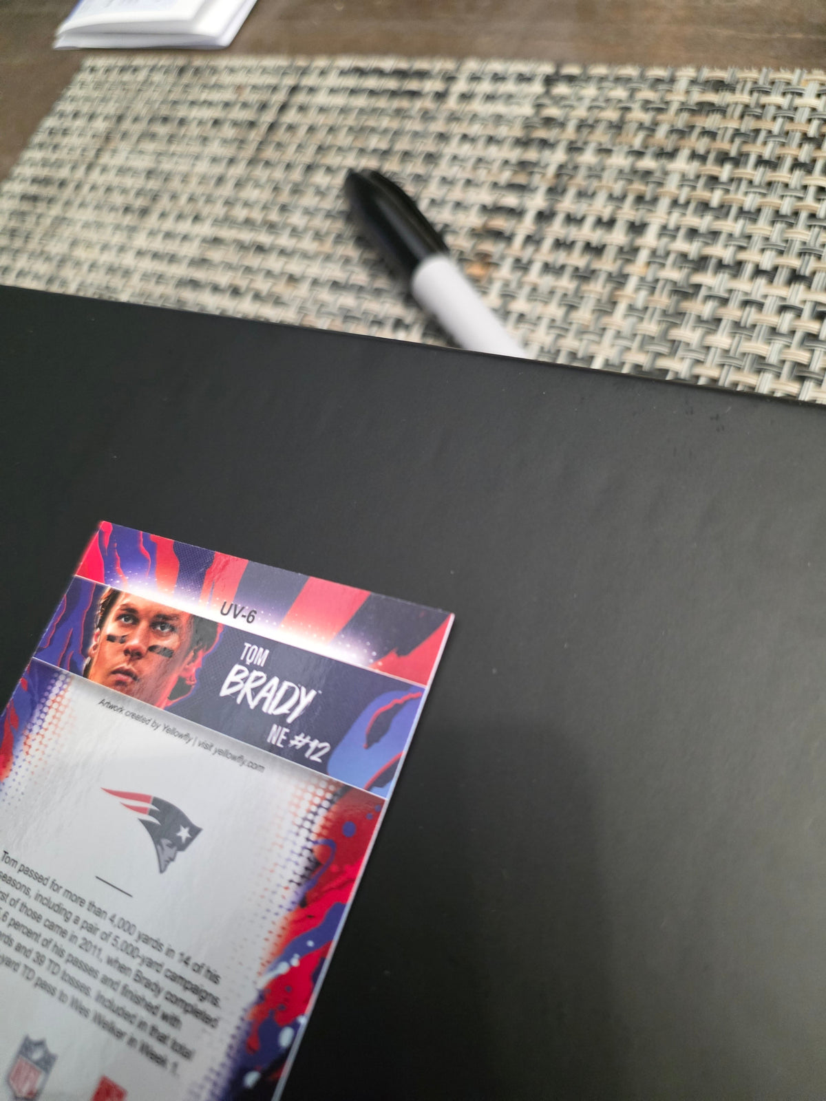 2025 Topps Chrome Football Tom Brady UV-6 Ultra Violet SSP CASE HIT RARE