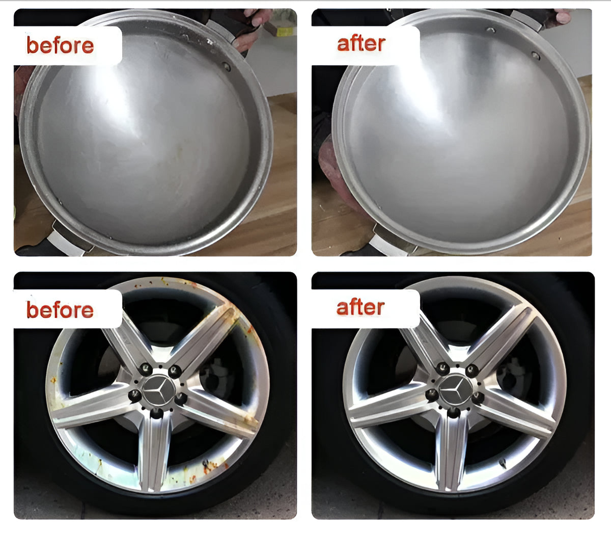 Scratch Remover for Stainless Steel with Protective Polish Finish and Multi-Metal Use